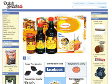 Tablet Screenshot of dutchsweets.com